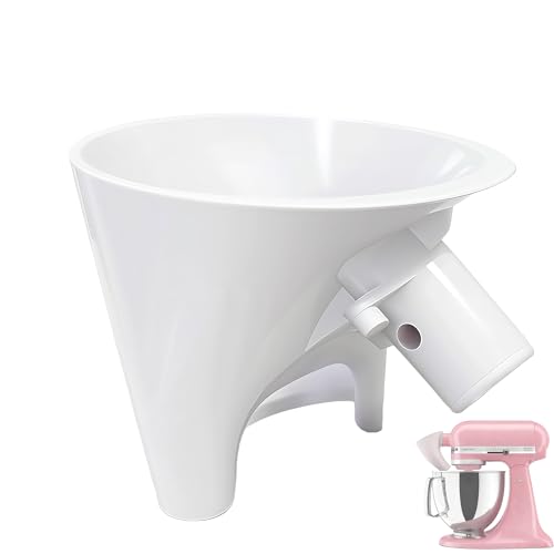 Flour Funnel for KitchenAid Mixer - No-Mess Baking Tool