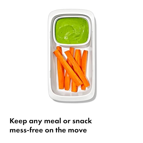 OXO Good Grips Snack & Dip Container - 1.6 Cups, Ocean Blue
