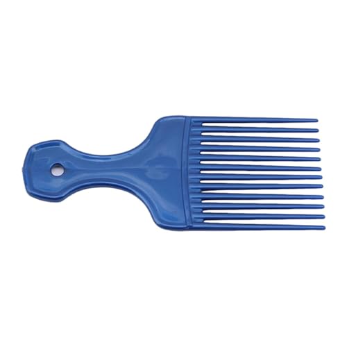 BWESOO Blue Salon Hair Pick Comb for Curly Hair and Precise Parting
