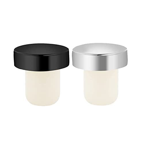 OGGI T-Shaped Wine Corks 2-Piece Set, Reusable Low-Profile Bottle Stoppers