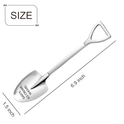 Personalized Engraved Ice Cream Spoon for Dad - Funny Gift