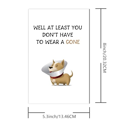 Joycard Humorous Recovery Greeting Card - Funny Comfort & Support