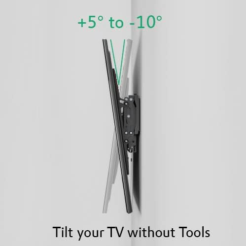 ynVISION.DESIGN Advanced Tilt TV Wall Mount Bracket - Supports 40-65 Inch TVs | Easy Tilt & Swivel, Max VESA 400x400, Holds Up to 165 lbs