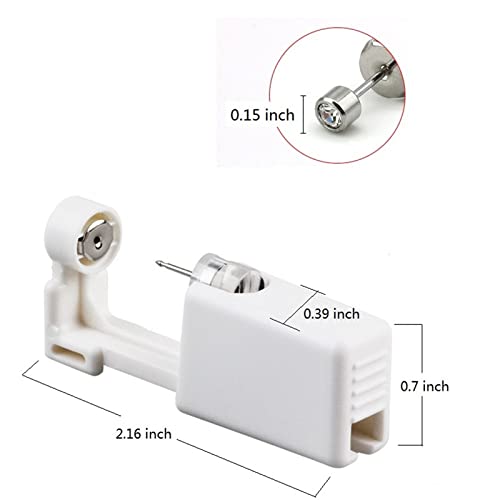Pimoys Disposable Ear Piercing Gun Kit - Painless & Sterile 2-Pack