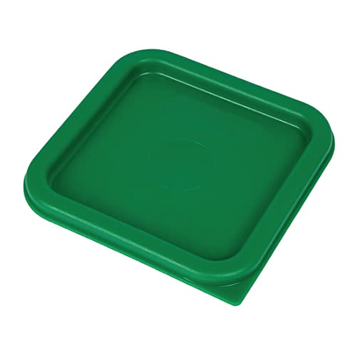 Cambro CamSquares Lid for 2 and 4 Quart Food Storage Containers, Kelly Green
