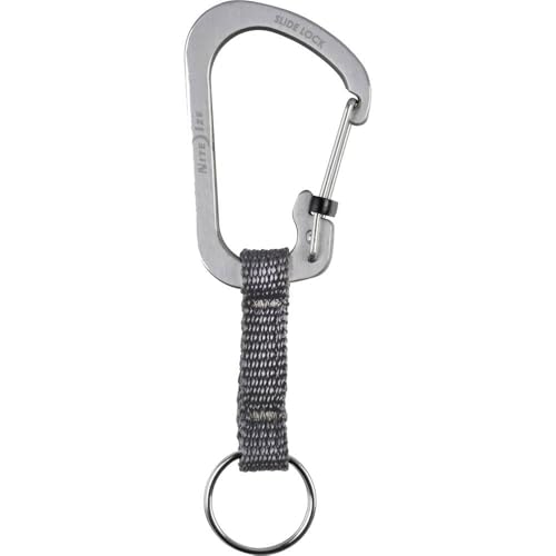 Nite Ize SlideLock Aluminum Locking Carabiner Key Ring