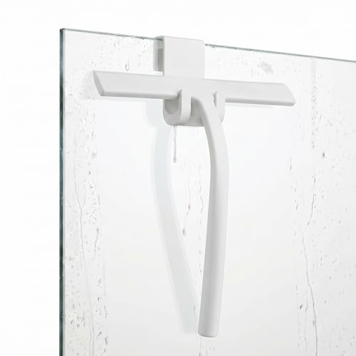Silicone Shower Squeegee for Streak-Free Glass & Mirrors