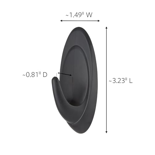 Command Outdoor Hooks - Damage-Free Wall Hooks with Strips