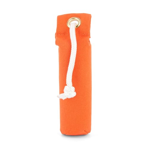 SportDOG Puppy Canvas Dummy, Orange, 2.25" x 8.5" - Durable Fetch Tool