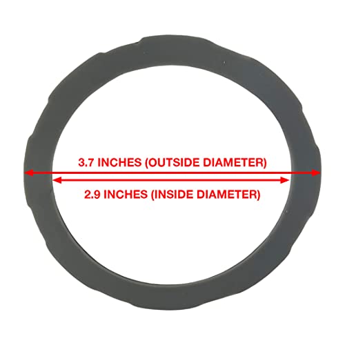 2 Pack Grey Blender Gaskets for Oster Pro 1200 - Leak-Free Seal