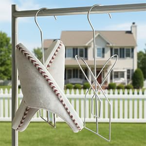 SHIMOYAMA Stainless Steel Hanging Shoe Drying Rack - 2 Pack Stackable
