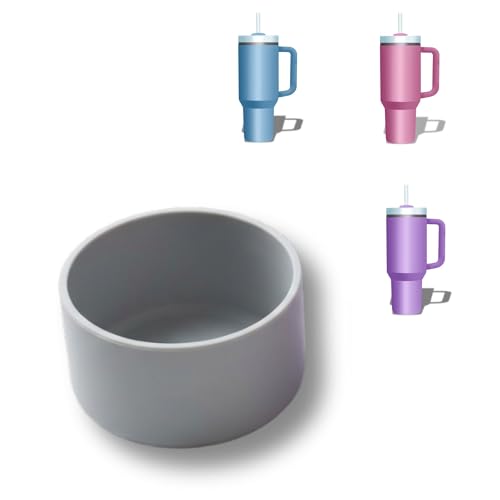 Silicone Bottom Bumper for Stanley 40 oz Tumbler - Light Grey