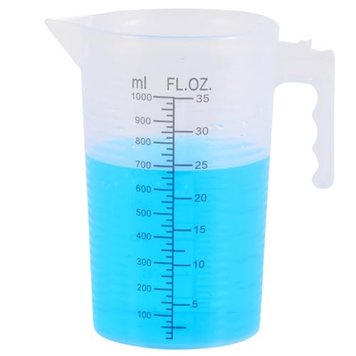 Kichwit 35oz Measuring Cup – Large Transparent Plastic Pitcher