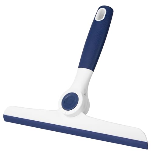 Keleekelin 9.7" Rotating Window Squeegee for Glass Doors and Car Windows
