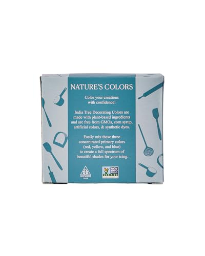Natural Liquid Food Coloring Set - Plant-Based, Allergen-Free
