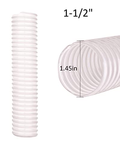Fullclean 4-Pack 1-1/2 inch Shark Vacuum Lower Duct Hose Replacement for NV Series