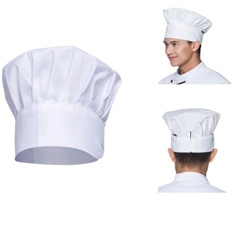 Adjustable Chef Apron and Butcher Hat Set for Men & Women