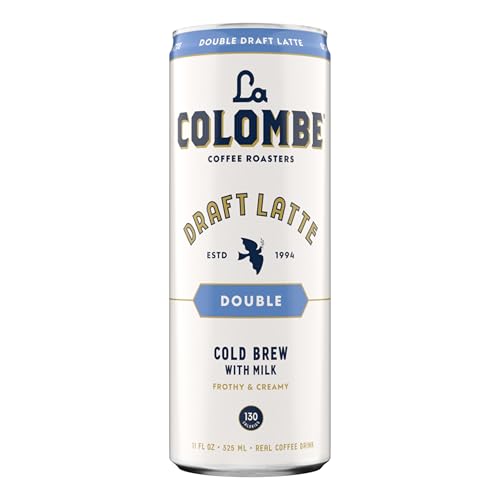 La Colombe Double Draft Latte, Cold-Pressed Espresso, 9 Fl Oz (Pack of 4)