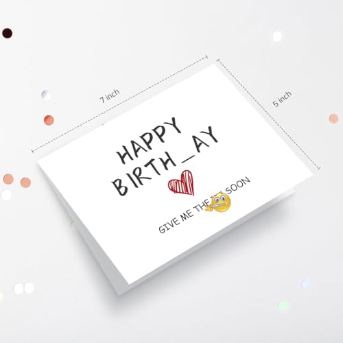 Funny Birthday Card for Husband & Boyfriend - Cheeky Humor