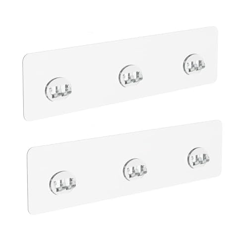 IWONEDY 2-Pack Shower Shelf Adhesive Strips, Waterproof & No-Drill
