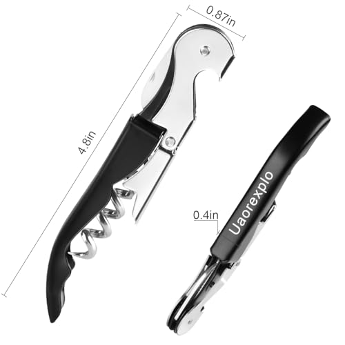 Heavy Duty Wine Opener with Foil Cutter - Compact & Foldable