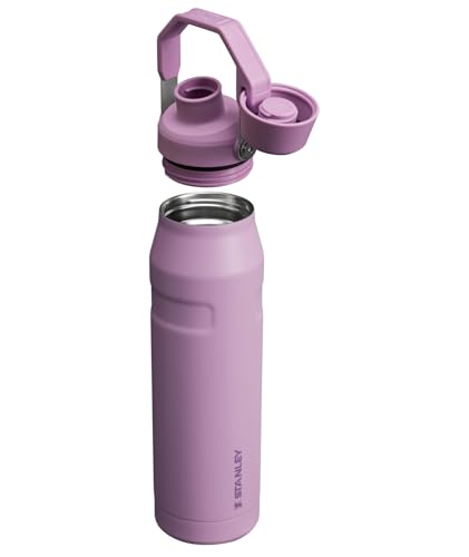 Stanley IceFlow Fast Flow Water Bottle 36 oz | Angled Spout Lid | Lightweight and Leakproof for Travel and Sports | Insulated Stainless Steel | BPA-Free | Lilac