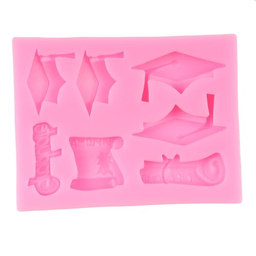 Graduation Silicone Fondant Molds - Cap & Diploma Set