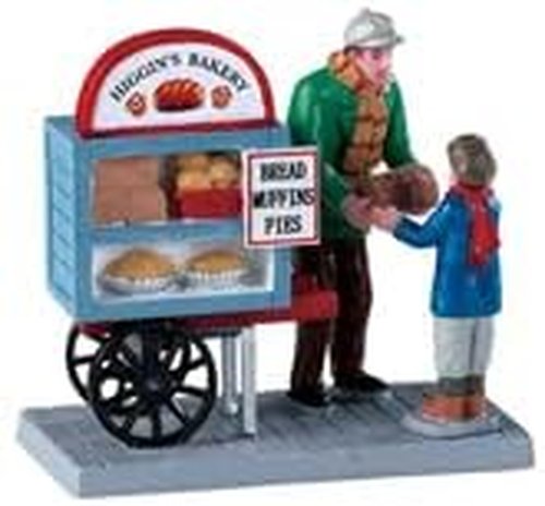Lemax Delivery Bread Cart - Charming Bakery Decor | Perfect for Holiday Displays