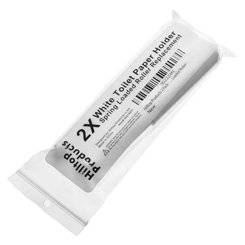 Hilltop Products Universal Toilet Paper Holder Replacement Roller, 2 Pack