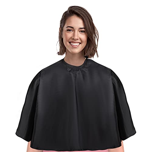 YELEGAI Waterproof Nylon Short Barber Cape for Hair Cutting & Styling