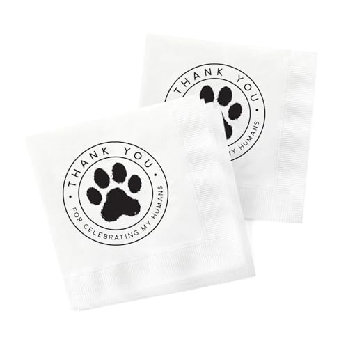 Hortense B. Hewitt 50-Pack 3-Ply Party Napkins - Celebrate My Humans