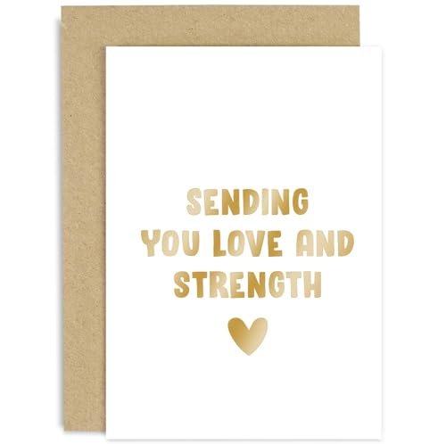 Old English Company Thinking of You Card - Encouragement & Sympathy Greeting