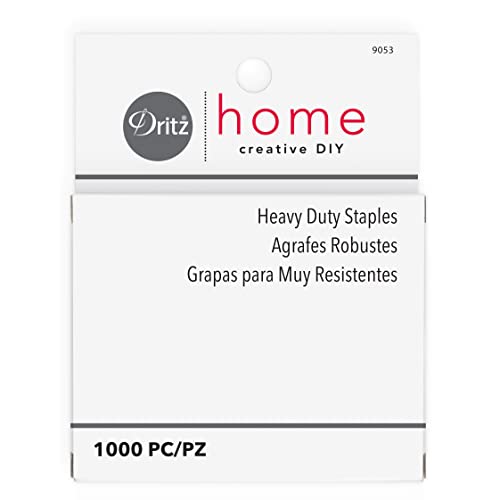 Dritz Home Heavy Duty Staples 7/16-Inch - 1000-Pack Refills