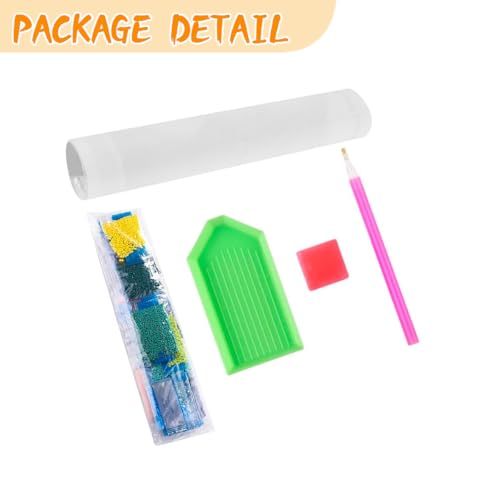 GUMITOON Pink Bathroom Diamond Art Kit - Full Drill 12"x16"