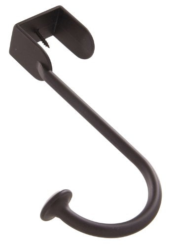 Hardware Essentials Over-the-Door Hook, Oil Rubbed Bronze, 1-Pack