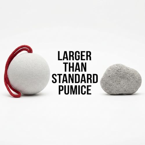 Natural Pumice Stone for Feet, Hands & Elbows - Exfoliating Pedicure Tool