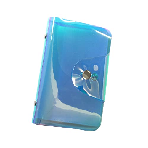 VNC 20 Slots Nail Art Stamping Plate Holder Light Blue Organizer for 6x12cm Plates
