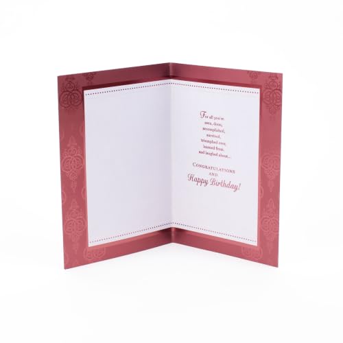 Hallmark 70th Birthday Greeting Card with Gemstone Detailing