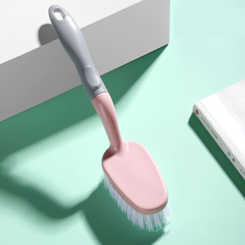 Cyrank No-Scratch Shower Scrubber & Long Handle Tile Tub Cleaning Brush