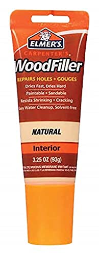 Elmer's Carpenter's Wood Filler - 3.25 oz Tube for Interior Repairs