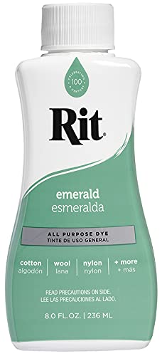Rit All-Purpose Liquid Fabric Dye - Emerald Green, 8 Fl Oz