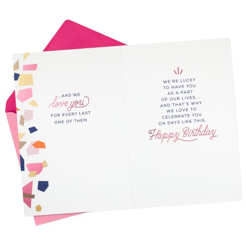 Hallmark Birthday Card for Mom - Modern Confetti Design