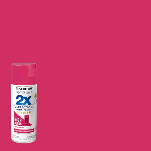 Rust-Oleum Painter's Touch 2X Ultra Cover Spray Paint, High Gloss Prickly Pear, 12 oz
