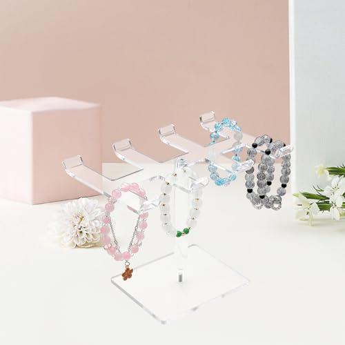 1 Tier Acrylic Bracelet Holder Stand - Organize Your Jewelry