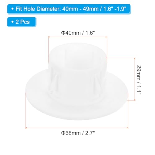 PATIKIL Air Conditioning Wall Hole Cover – 2Pcs Plug for 1.6"-1.9" Holes