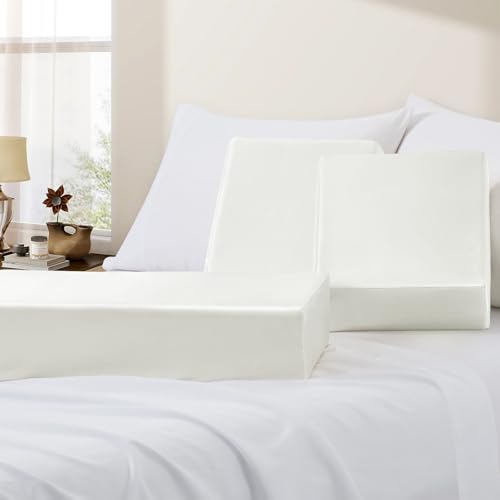 VACVELT Satin Cube Pillowcase for Side Sleepers - 24"x12"x5.5"