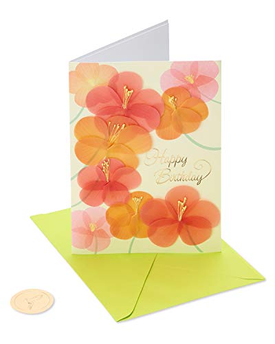 Papyrus Birthday Card with Flowers Variation - How Special You Are, Premium Greeting Card for Celebrations