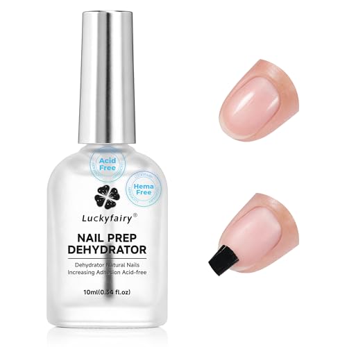 Luckyfairy Nail Dehydrator & Prep Kit - Acid-Free HEMA-Free 10ml