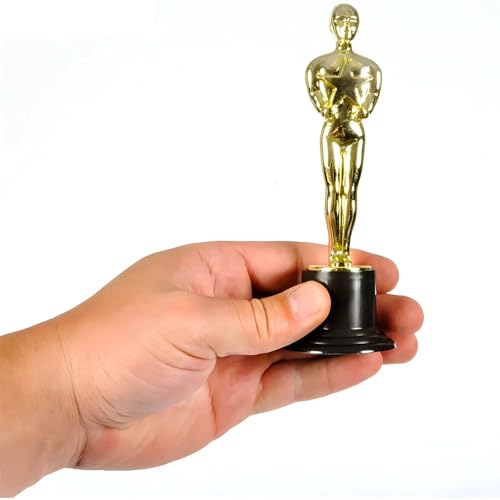 6 Inch Plastic Gold Award Statue - Fun Movie Trophy Decoration