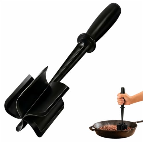 VUCVOLH 5-Blade Meat Chopper - Heat Resistant Ground Beef Masher